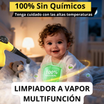 🧼✨ Limpia a fondo tu hogar sin químicos - Limpiador a Vapor Multifunción