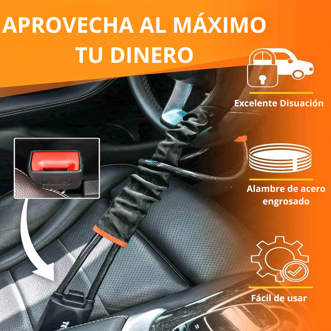 TRABA VOLANTE AL CINTURON DE SEGURIDAD