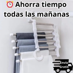 👕 ¿Poco tiempo y mucho desorden en el closet? - Perchero Magico Multi Percha 5 en 1
