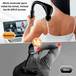 Alivio Total del Dolor en Todo el Cuerpo — Sin Esfuerzo y Sin Ayuda - Pistola Masajeadora Curva