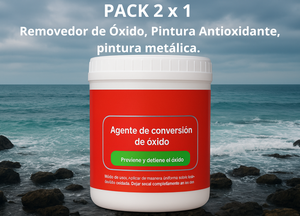 Protege tus metales del óxido en zonas húmedas y costeras 2 x 1 (2 Tarros de 300g c/u)