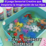 🎨🌊 ¡CREA, SUMERGE Y SORPRÉNDE! - JUEGO DE FIGURA GEL EN AGUA