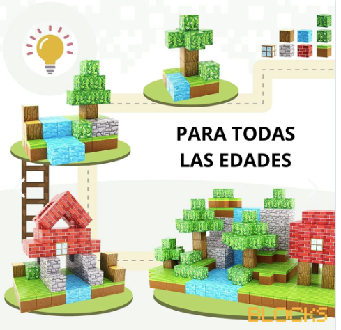 SET DE CUBOS MINECRAFT 28PCS