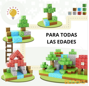 SET DE CUBOS MINECRAFT 28PCS