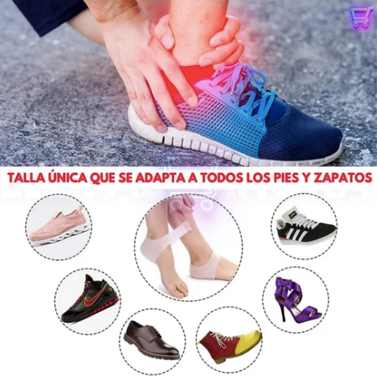 Protector de Talon Silicona 2 x 1 - 🦶 Alivio Inmediato para Tus Pies, Sin Gastar de Más