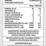 ⚡ Energía y Vitalidad 40+  MAGNESIO COMPLEX 1000 MG 60 CAPS