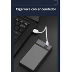Cigarrera con encendedor