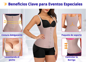 🌟 Brilla con Seguridad en Cada Evento - ✅ Faja doble presion