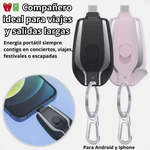 🎒🔋 Compañero ideal para viajes y salidas largas - Cargador Portátil Batterkey