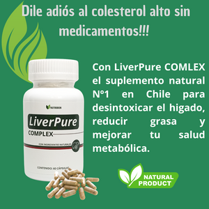 LIVER PURE para Higado Graso - 60 cápsulas