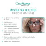 🔥 UN SOLO LENTE PARA TODO - One Power Readers Lentes Multifoco x 3