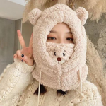 Gorro con orejas de oso