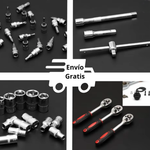 🔧 Kit Completo Todo en Uno - KIT DE HERRAMIENTAS MECANICAS DE 1/4