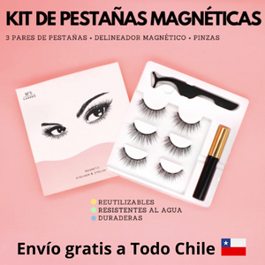 PESTAÑAS MAGNETICAS REUTILIZABLES
