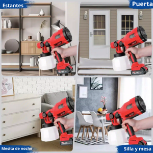 Pistola pintura inalambrica tasbel 2 baterias - Renueva tu Hogar en Menos Tiempo