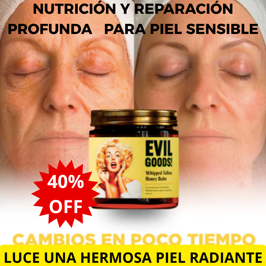 🌿 Nutrición y reparación profunda para piel sensible - CREMA FACIAL EVIL GOODS