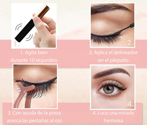 PESTAÑAS MAGNETICAS REUTILIZABLES