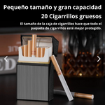 Cigarrera con encendedor
