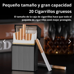 Cigarrera con encendedor