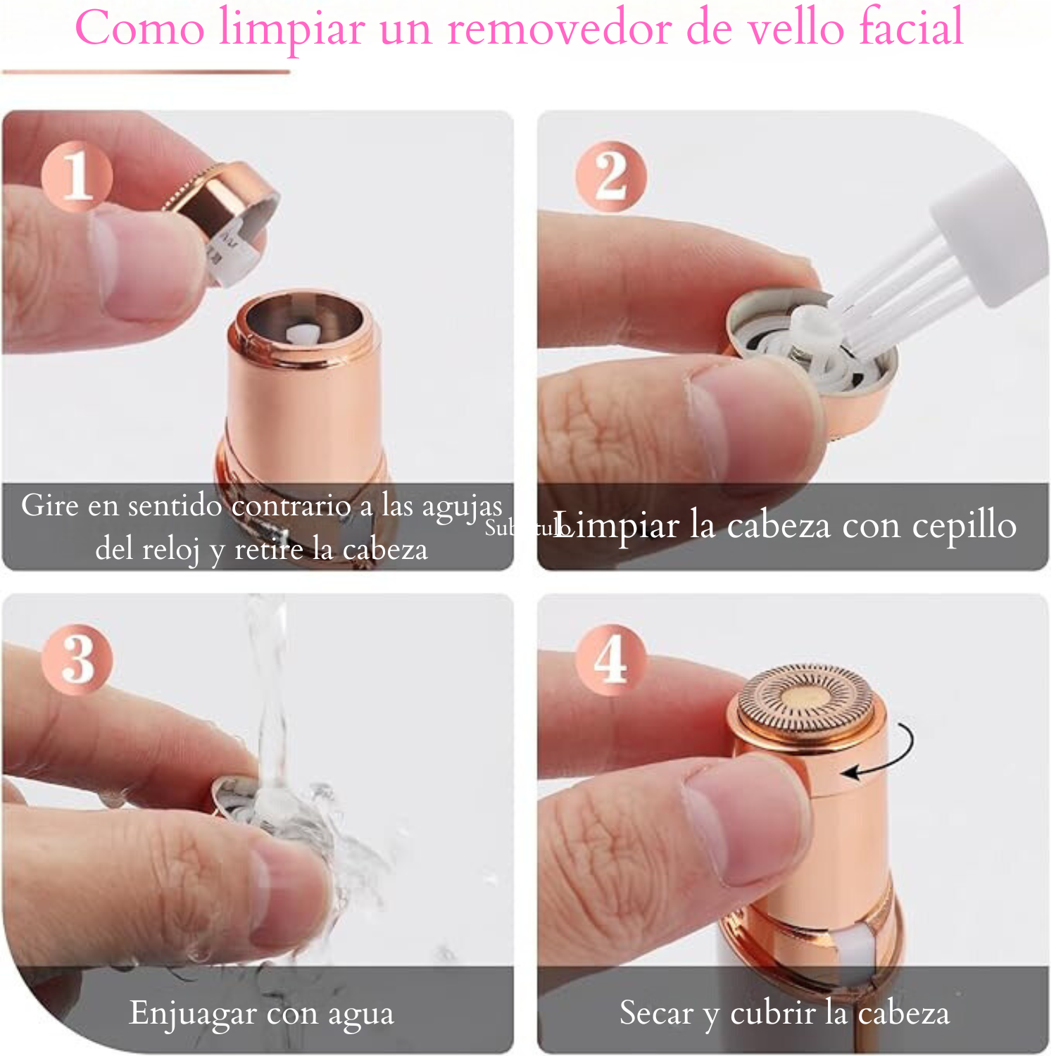 Depiladora Facial Portatil