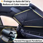 ☀️ Protege tu Auto del Sol y Reduce el Calor Interior - Parasol Paraguas Parabrisas