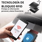 El Regalo Perfecto Para Él - Billetera Anti Robo RFID Ranura