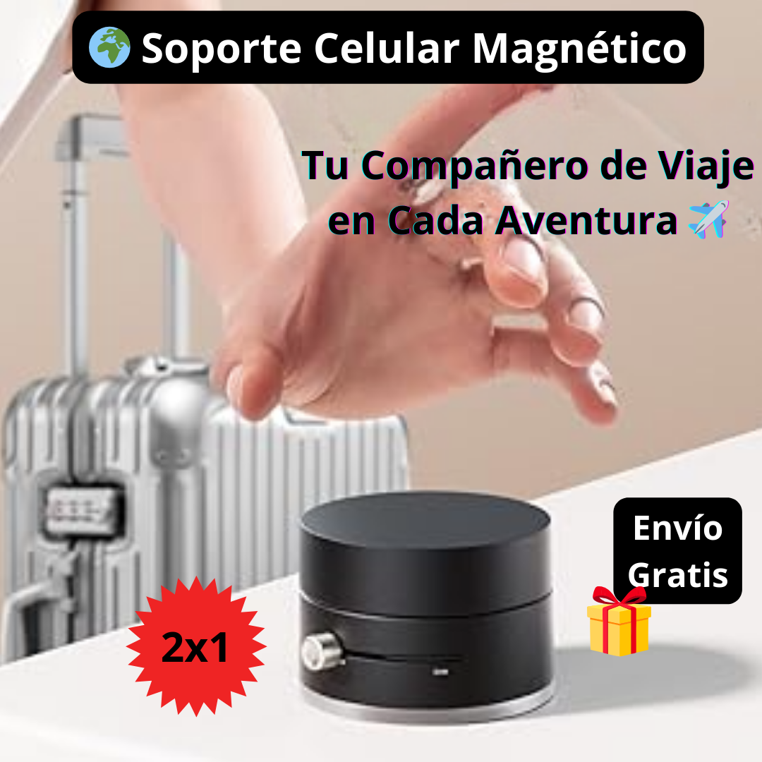 Tu Compañero de Viaje en Cada Aventura - 🌍 Soporte Celular Magnético X2